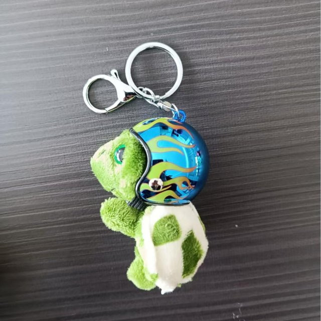 Linyi toy Schlüsselanhänger Plüsch, Schildkröte, black, Unisex - Bild 1