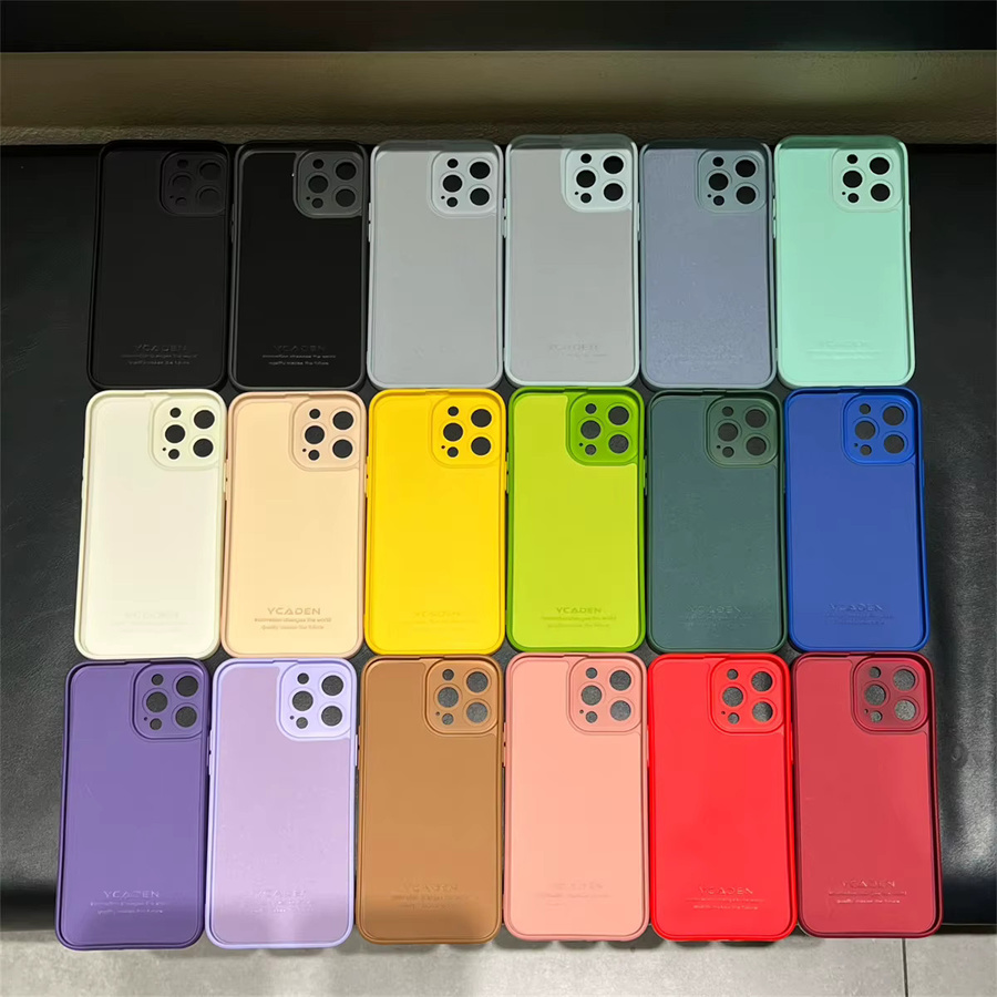 Stoßfeste Silikon-Handyhülle von szHAIyu für iPhone Modelle in Braun - Bild 3