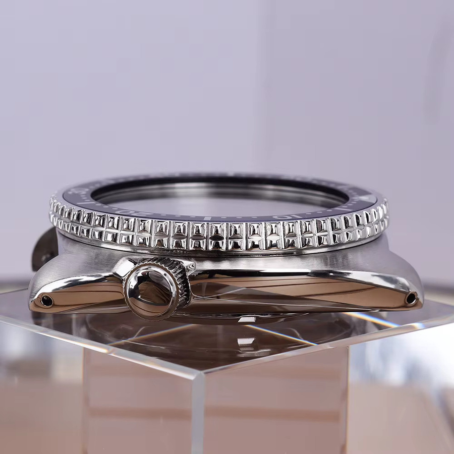FEIYASHI Armbanduhr Edelstahl, Silber, Herren, 45 mm, Saphir, Wasserdicht - Bild 2