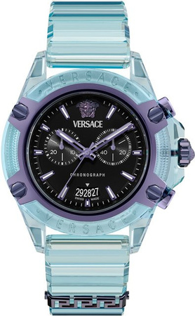Versace Chronograph New Icon Active, Herren, 44 mm, 3 ATM