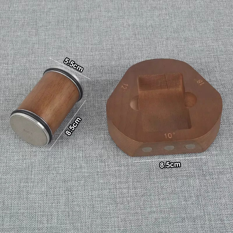 RSCHEF Rollender Messerschärfer mit Holzsockel in Braun, Küchenschleifsystem mit Diamantstein 240/1000 # - Bild 2