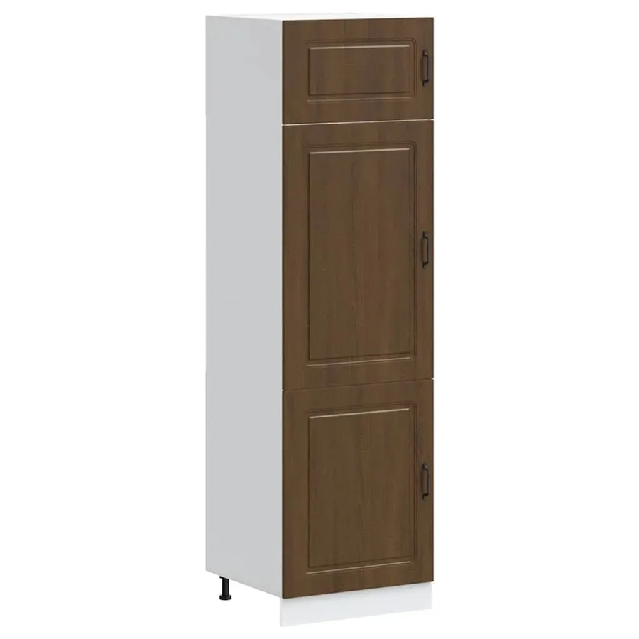 vidaXL Küchenschrank Kalmar in Braun Eichen-Optik, freistehende Küchenwand mit Schrankelementen, B/T/H: 60 x 57 x 207 cm - Bild 2