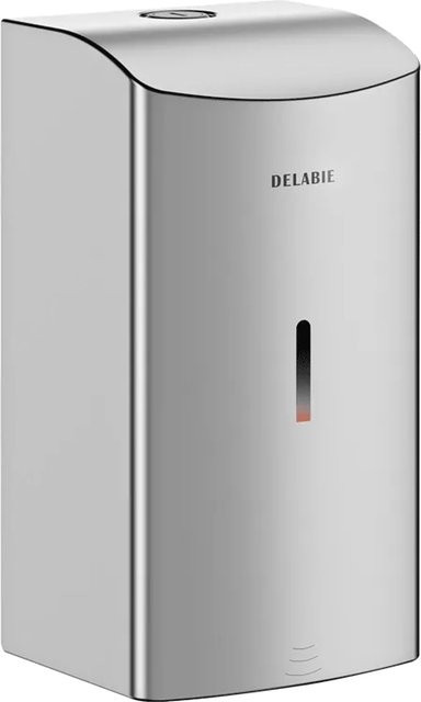 Delabie Elektronischer Flüssigseifenspender aus Edelstahl 1.4301 in Silber Seidenglanz - Bild 1
