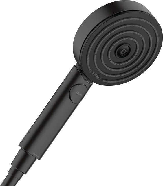 Hansgrohe Handbrause Pulsify Select S in Mattschwarz mit Rain- und Massage-Strahlarten und Anti-Kalk-Funktion - Bild 1