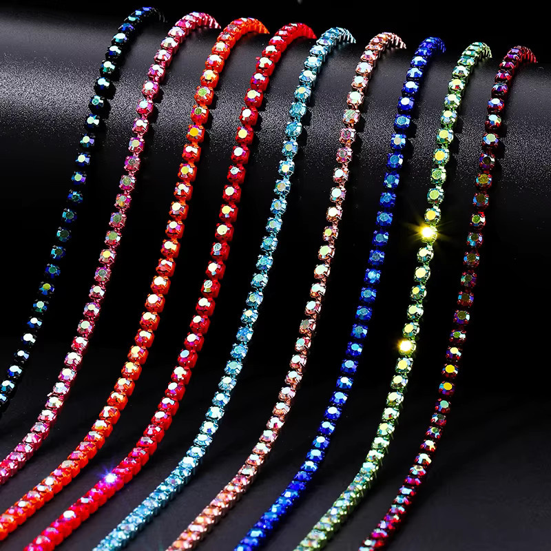 DUCRYSTAL Strass-Klauenkette, Mehrfarbig - Bild 2