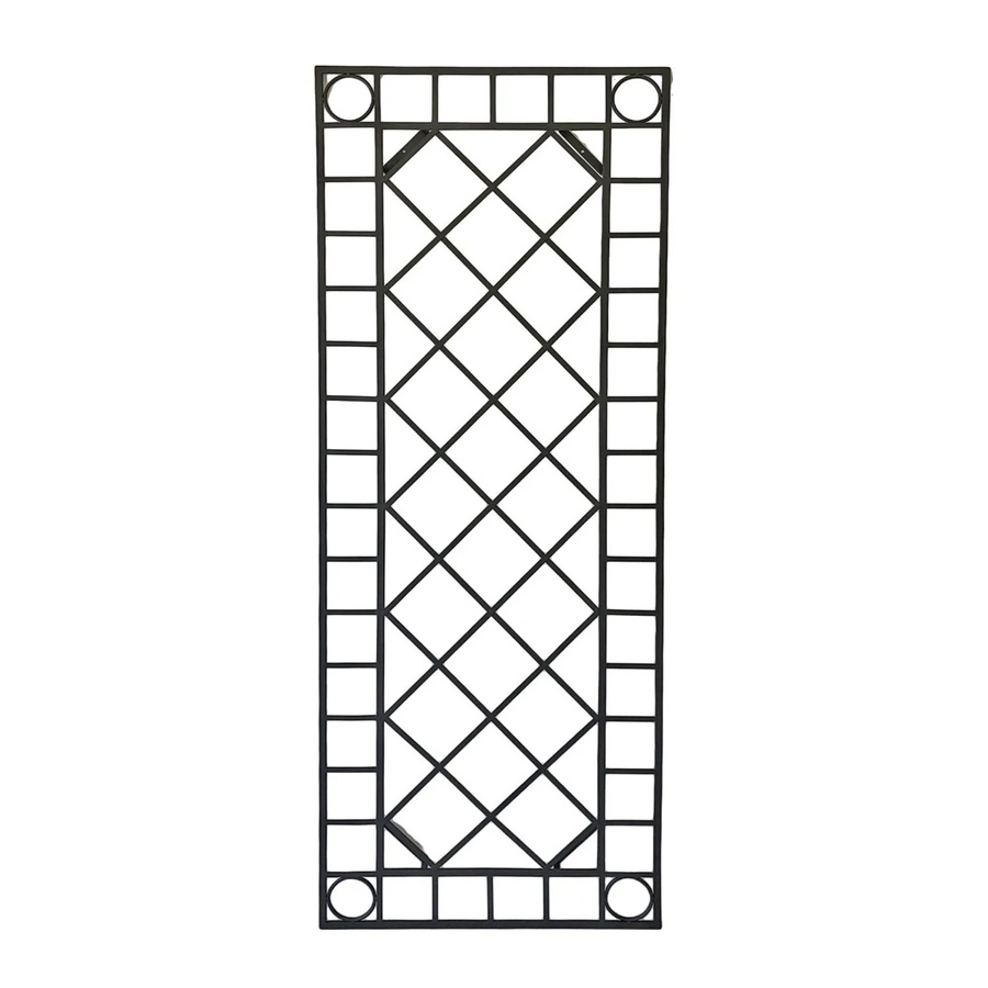 DELUKE Wanddekoration COMO aus Stahl in Schwarz, modern für Wohnzimmer und Büro, B/T/H: 42 x 4 x 115 cm - Bild 2
