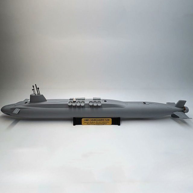 AT 99 MODEL Britisches U-Boot-Montagemodell der Trident-Klasse im Maßstab 1:150, 3D-gedruckter statischer Modellbausatz - Bild 1