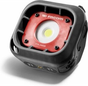Facom LED Akku-Arbeitsstrahler mit Magnetfunktion und IP67 Schutzart in Rot und Schwarz - Bild 1