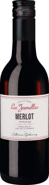 Les Jamelles Merlot Rotwein, 2024, Languedoc-Roussillon, trocken, 14,0 %, 0,25 l - Bild 1