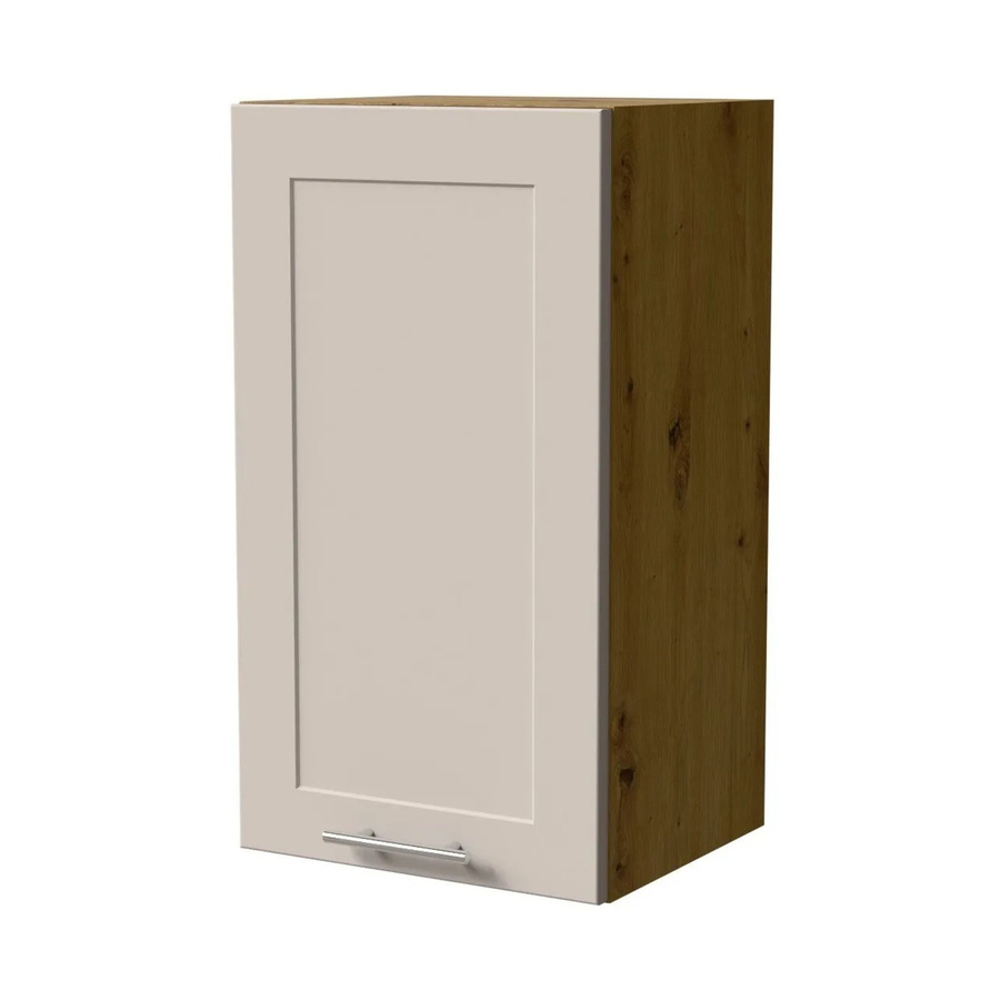 Feldmann-Wohnen Hängeschrank Oslo W2/40 in Eiche Artisan und Kaschmir Matt mit Soft-Close-Türen, B/T/H: 40 x 32,5 x 72 cm - Bild 2