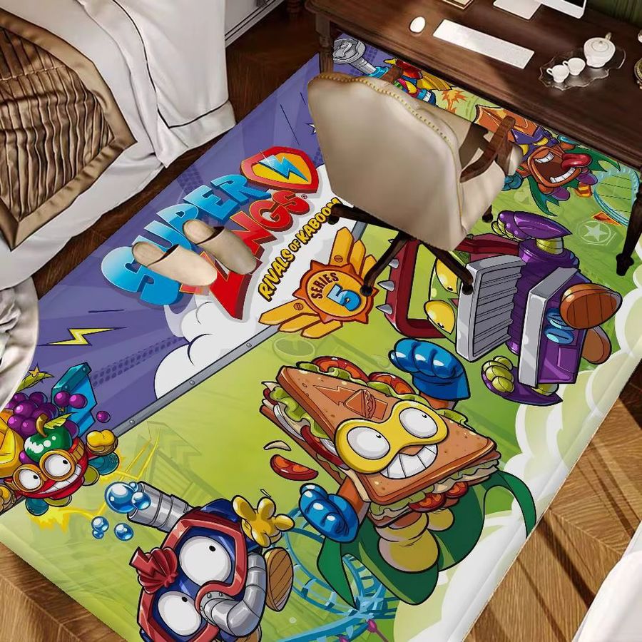 Weiche Cartoon Super Zings Badezimmer Matte in Multicolor als Anti-skid Fußmatte für Schlafzimmer und Waschküche - Bild 4