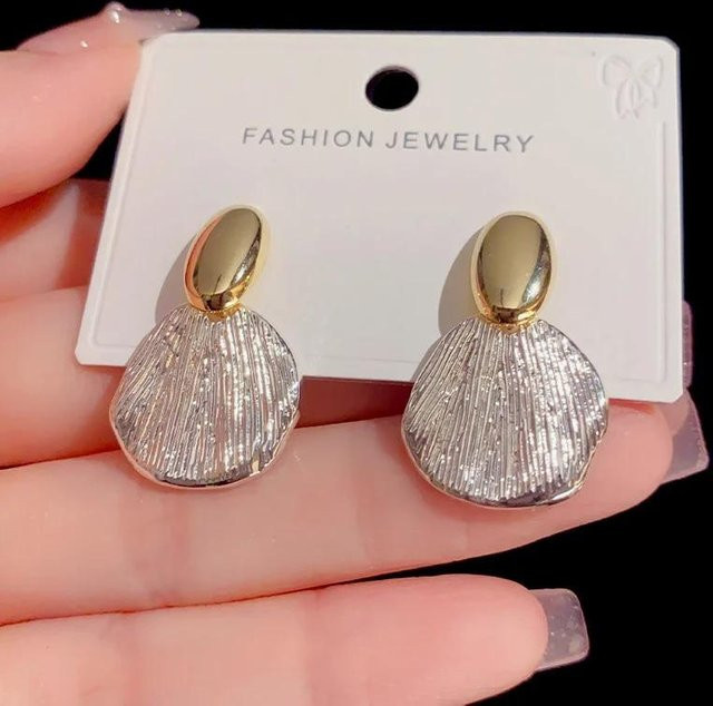 Ohrringe Ambiel Charm, Metall, Shell, White, Damen - Bild 1