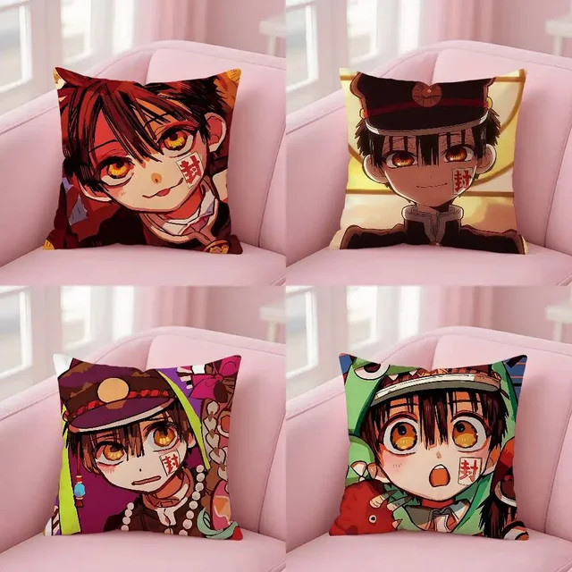 52TOYS Kissenbezug Hanako-kun aus weichem Plüschstoff, mehrfarbig, B/T/H: 40 x 40 x 40 cm - Bild 1