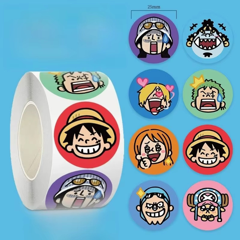 ONE PIECE Monkey D. Luffy und Nami Siegelaufkleber, Bunt / Mehrfarbig - Bild 2