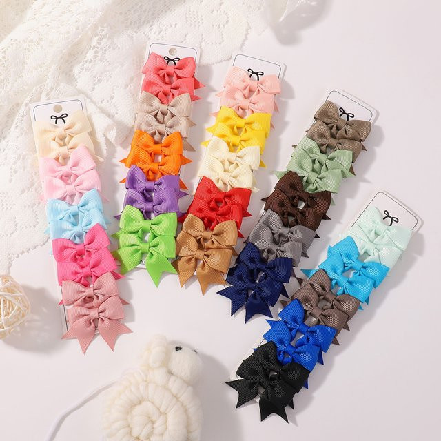 BABY BOWS Haar Clip Set, 2,1 Zoll, Kinder, Einfarbig - Bild 1