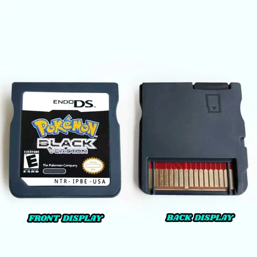 Bandai Pokémon Schwarz und Weiß 1 2 Kombinierte Karte, Video Game, ab 6 Jahren - Bild 3