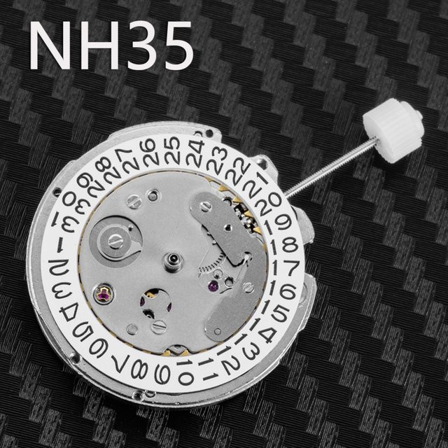 NH35 Automatisches mechanisches Uhrwerk, mit Datum, Unisex - Bild 1