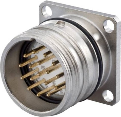 Weidmüller Sensor-/Aktor-Einbausteckverbinder M23 Leergehäuse in Silber - Bild 1