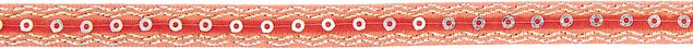 Rico Design Samt-Paillettenband in Rot für festliche Dekorationen - Bild 1