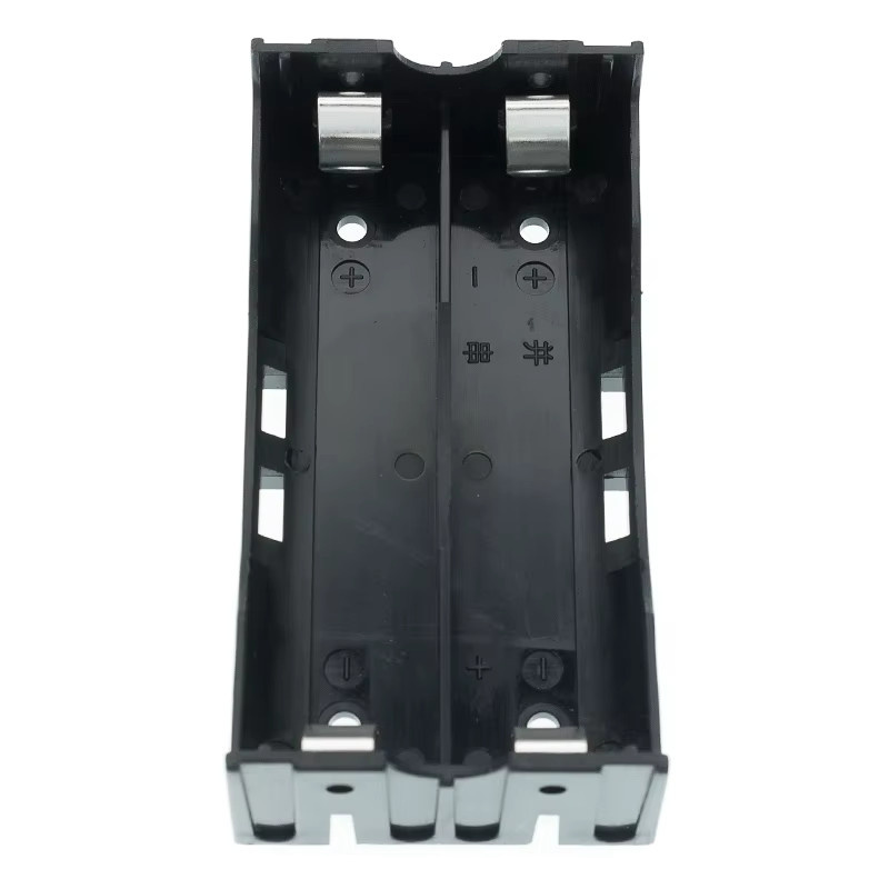 ABS 18650 Power Bank Gehäuse Batteriekasten in Schwarz für 1 bis 4 Slots mit festen Pins - Bild 3