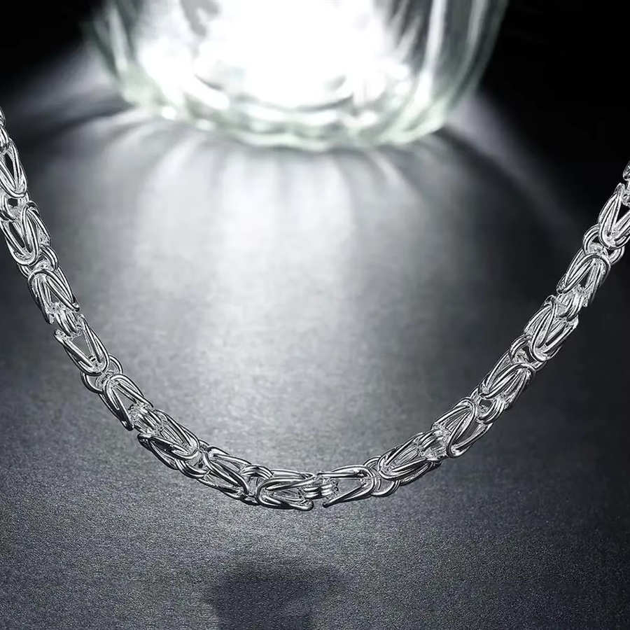 Jewelrytop Halskette, 925 Silber, Vintage, Unisex - Bild 3