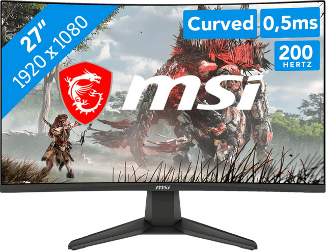 MSI MAG 276CF E20 Curved Gaming Monitor Full HD, 27 Zoll, Schwarz - Bild 1