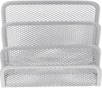 Westcott Briefständer Mesh in Silber aus Metall, B/T/H: 14,0 x 10,0 x 7,0 cm - Bild 1