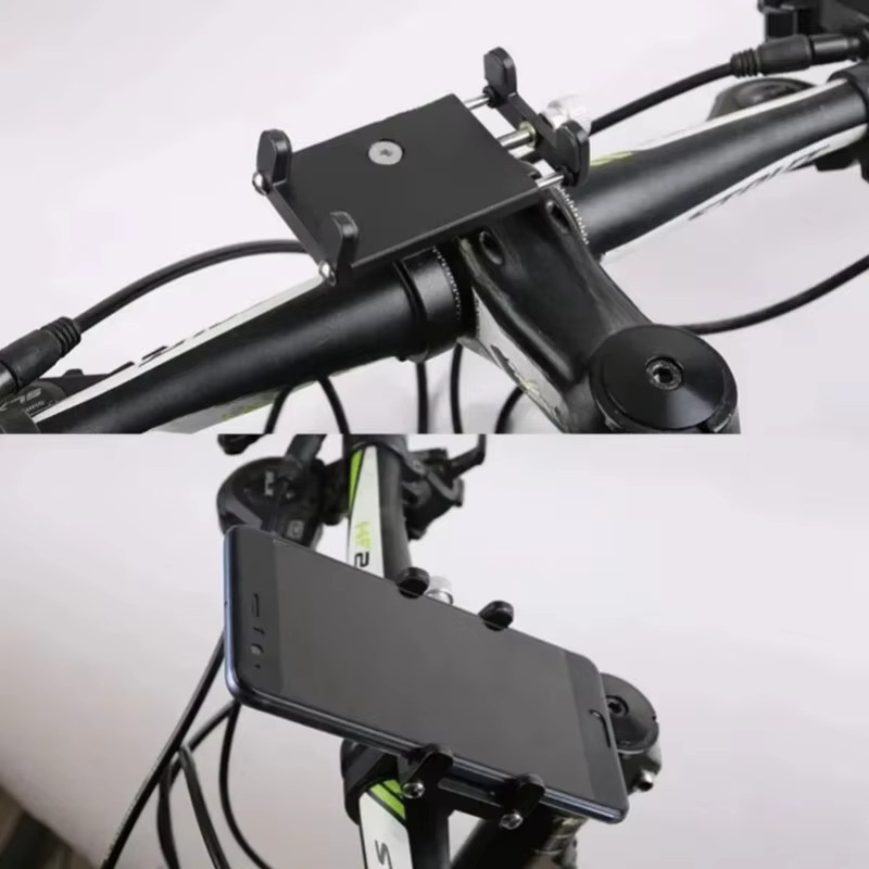 GOLDFOX MTB Fahrrad Telefonhalterung aus Aluminiumlegierung in Rot mit Anti-Rutsch-Funktion und GPS-Unterstützung - Bild 3
