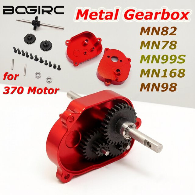 BOGIRC Metall Mittelwellengetriebe Abdeckung Upgrade, 1:12, Zubehör - Bild 1