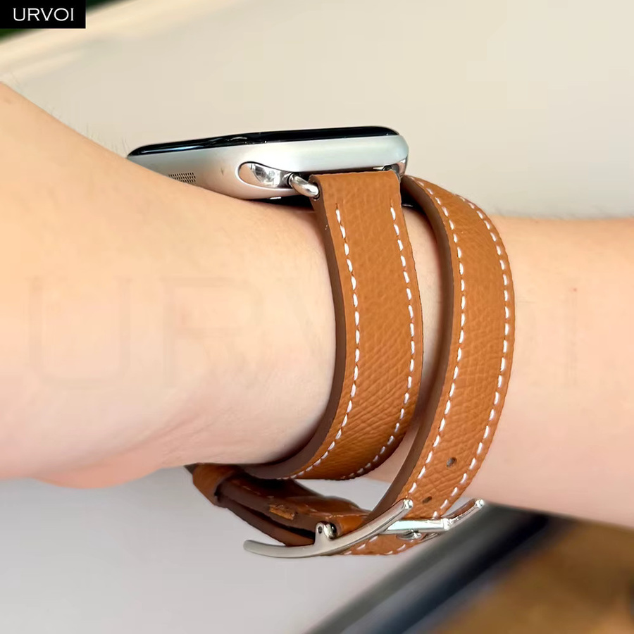 URVOI Uhrenarmband Leder, Mädchenarmband, 42 46 mm - Bild 2