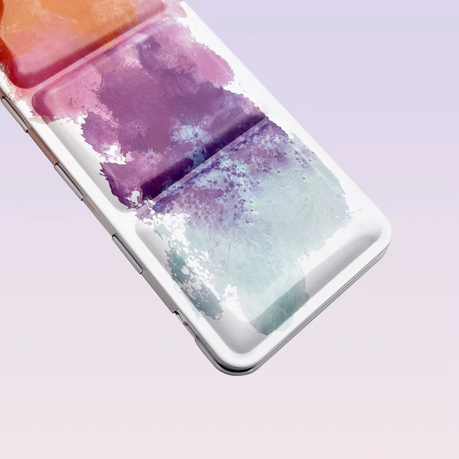 Lonely Finger Aquarell-Palettenbox aus Metall mit abnehmbaren Halbpfannen für Heimwerker und Reisen - Bild 2