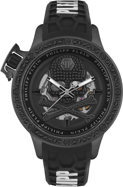 Philipp Plein Armbanduhr Automatik, Edelstahl, Schwarz, 46 mm, Herren - Bild 1
