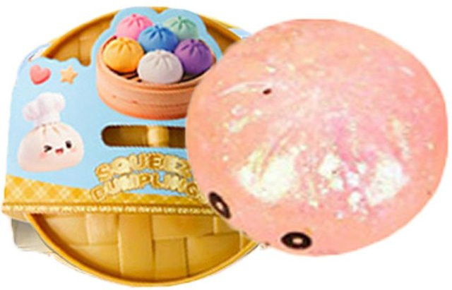 PRELEXT Glitzer-Knödel Squishy, 12 Stile, mit Box, Sensorisches Quetschspielzeug - Bild 1
