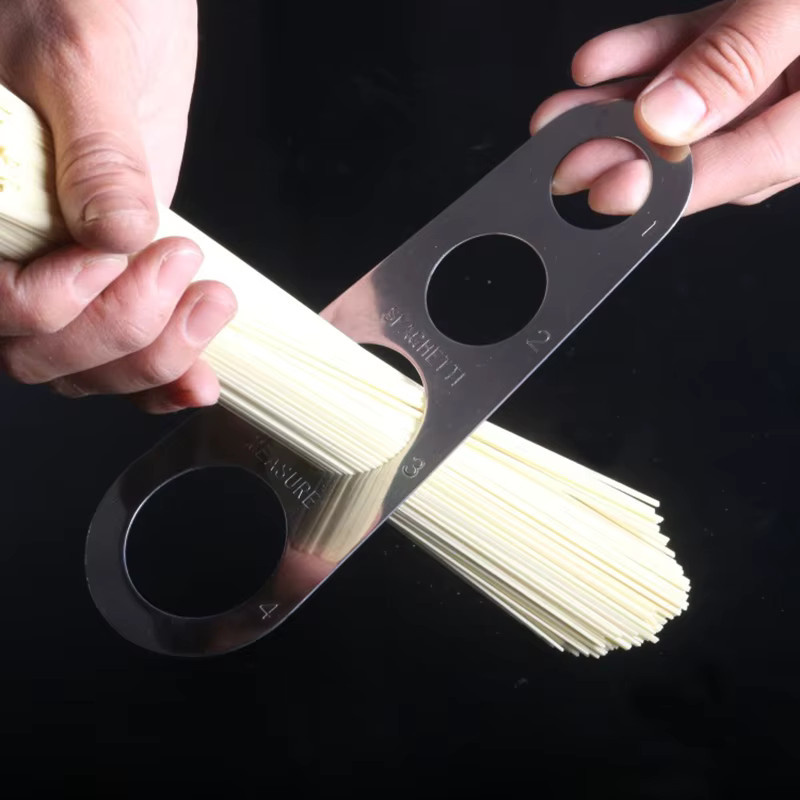 VIE LENTE Spaghetti Messgerät aus Edelstahl in Silber - Bild 3