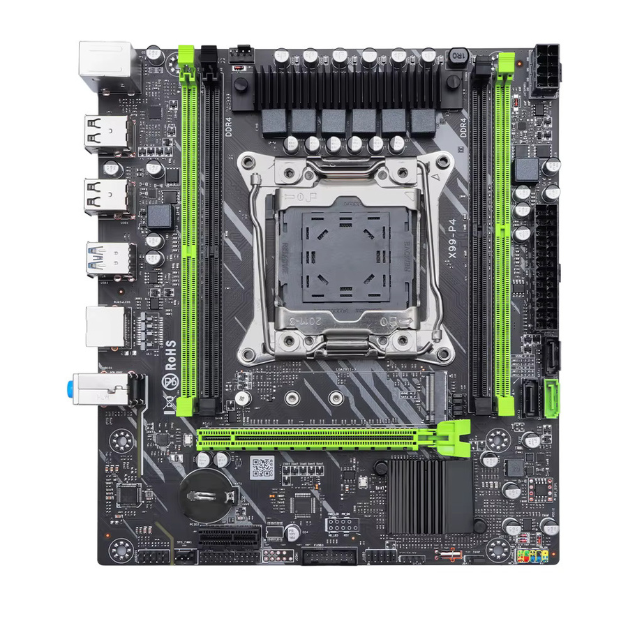 SOYO White X99 Motherboard Kit mit E5-2680 V4 CPU, 16GB DDR4 RAM und C612 Chipsatz, LGA2011-3, M.2 NVMe, Farbe: Weiß/Schwarz - Bild 3