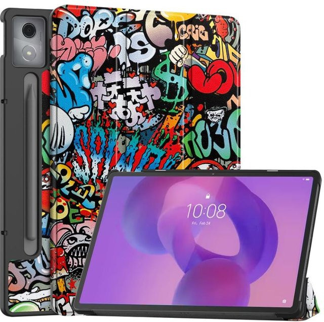 Lenovo IdeaTab Pro 12.7 Smart Case Magnetische Faltbare Tablet-Hülle aus PU-Leder in Multicolour für TB375FC/TB373FU - Bild 1