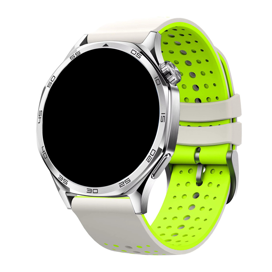 Huawei Uhrenarmband Silikon, 22 mm, Schwarz, Unisex - Bild 3