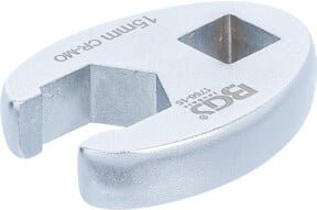 BGS Hahnenfußschlüssel aus Chrom-Molybdän-Stahl mit 3/8 Zoll Innenvierkant Antrieb und 15 mm Schlüsselweite in Silber - Bild 1