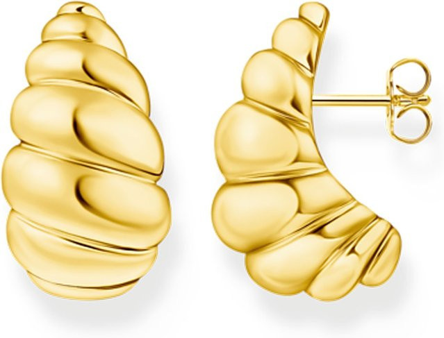 Thomas Sabo Ohrstecker, 925 Silber, vergoldet, Damen - Bild 1