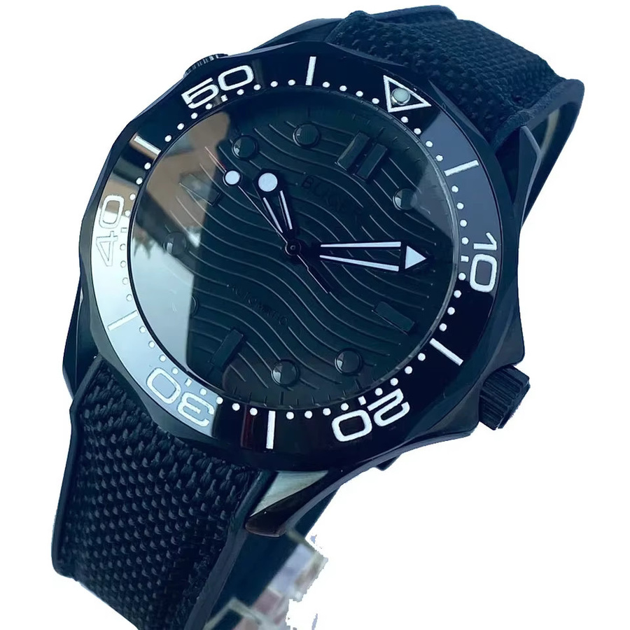 Mingzhu Armbanduhr Automatik, Edelstahl, 41 mm, Schwarz, Herren - Bild 4