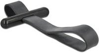 Delock Kabelbinder mit Gummischlaufe Schwarz - Bild 1