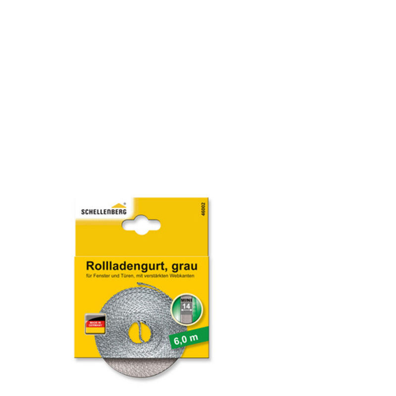 Schellenberg Rollladengurt Mini in Grau, Breite: 1,4 cm, Länge: 6 m - Bild 2