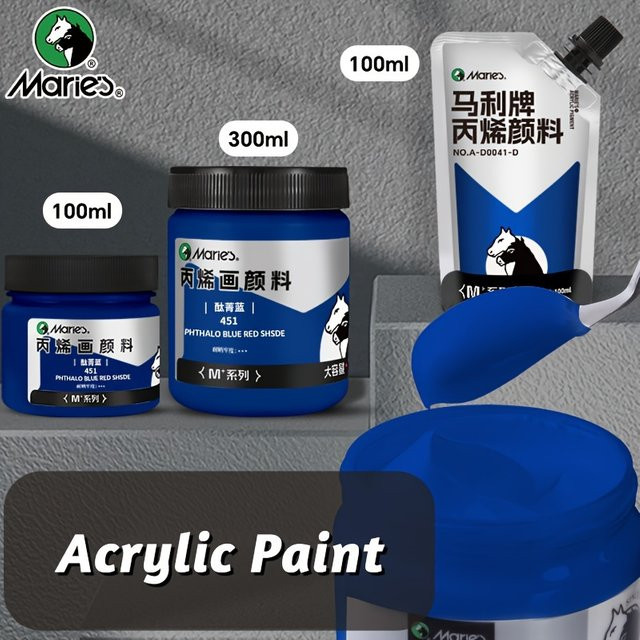 Marie's Acrylpigment Ocean Blue schnell trocknend 300 ml - Bild 1