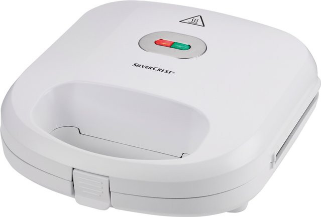 SILVERCREST KITCHEN TOOLS Waffeleisen mit Wechselplatten SWEW 750 D4 SOWEW 750 D4 in Weiß - Bild 1