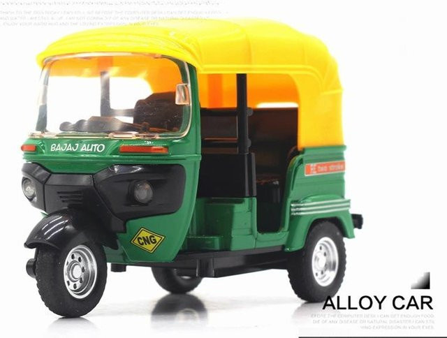 Linyi toy car Oldtimer-Modell, 1:14-Zoll-Legierungs-Dreirad-Rückziehauto, mit Licht und Musik, ab 14 Jahren - Bild 1