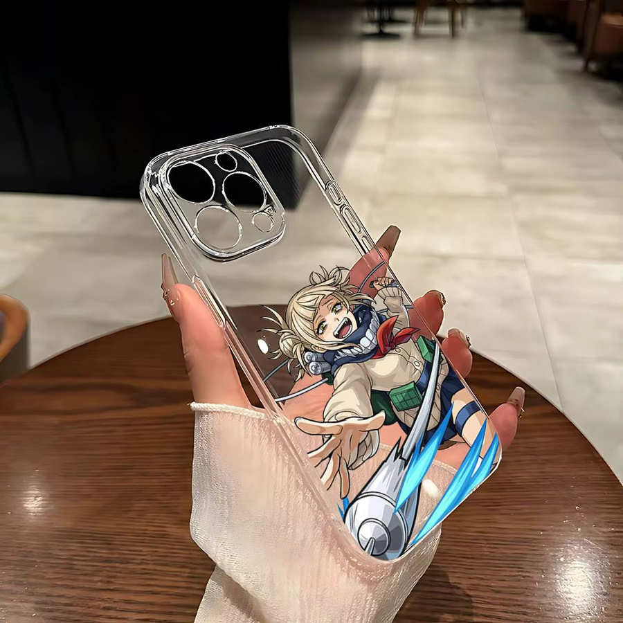 H-Himiko T-Toga Transparente Handyhülle für iPhone 11 bis iPhone 17 Pro Max Weiche Schutzhülle - Bild 3