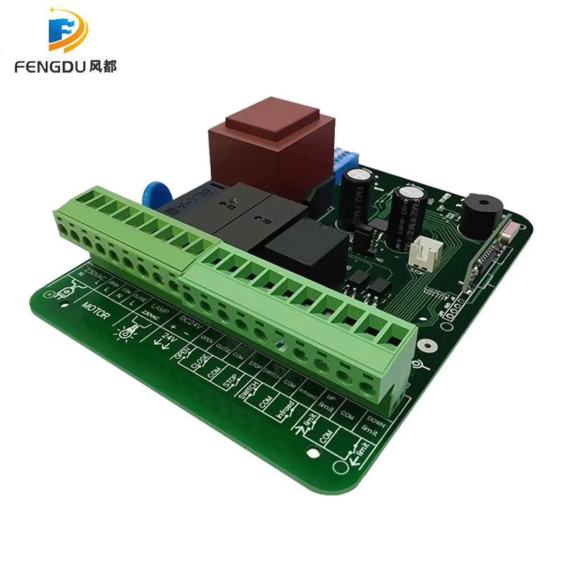 4-Kanal Garagentor Funkempfänger mit Sender für AC 220-250V und 433MHz Lerncode - Bild 2