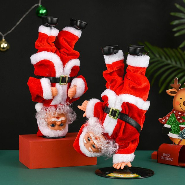 Aihogard Weihnachtsmann-Plüschtier, tanzender Weihnachtsmann, batteriebetrieben - Bild 1