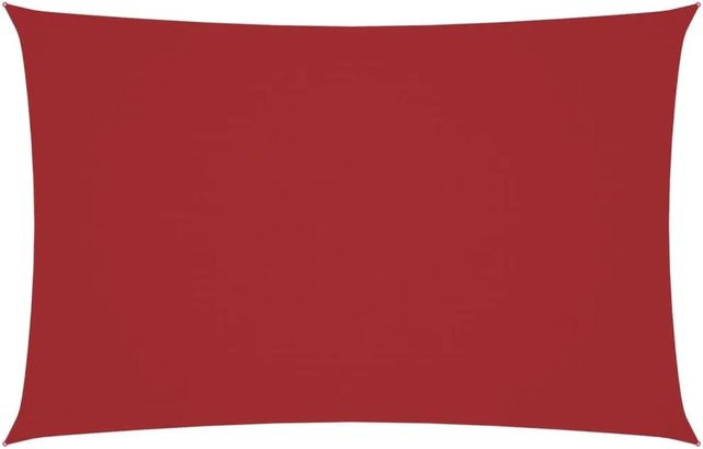 Furnicato Sonnensegel aus Oxford-Gewebe rechteckig in Rot, B: 2 m, T: 4 m - Bild 1