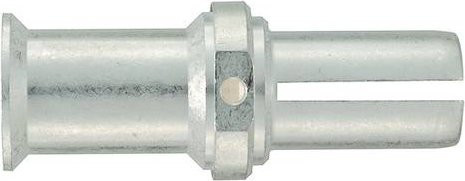 Harting Crimpkontakt 650A Stift aus Messing in Silber, Artikelnummer 09110006163 - Bild 1